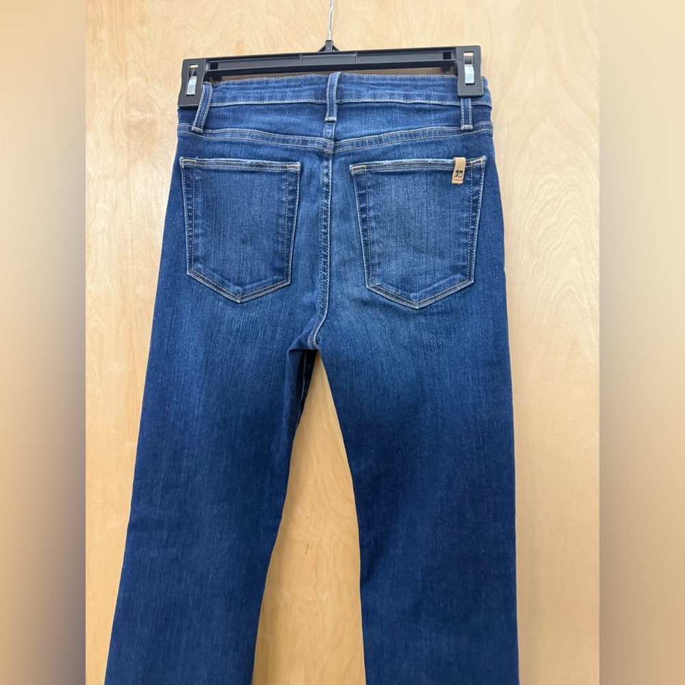 Joe's Jeans High Rise Boot Cut Dark Wash Raw Hem Denim Size 24 - Picture 14 of 14
